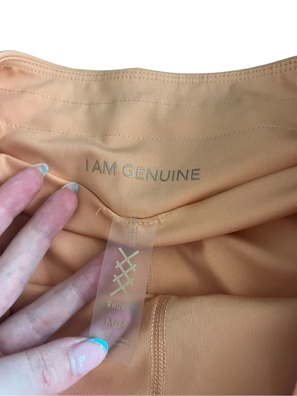 RHÔNE Breakaway Short - Orange, size L NWT - Picture 7 of 11